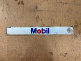 Vintage Mobil Gas & Oil Advertising Glass Gas Pump Insert Sign Man Cave