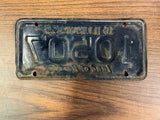VTG Original 1955 Illinois Motorcycle License Plate 10507 Harley Indian