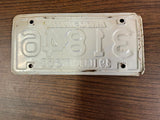 VTG Original 1958 Illinois Motorcycle License Plate 31846 Harley Indian