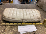 Vtg Buddy Seat Passenger Pad White XLH Ironhead sportster Shovelhead Panhead OEM