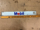 Vintage Mobil Gas & Oil Advertising Glass Gas Pump Insert Sign Man Cave
