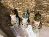 Vtg C-7 Champion Spark Plugs Lot Flathead Ford 1930's Rebuildable Old Skool