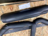OEM Black Heat Shields Exhaust pipes Harley Touring M8 18^ Street Road Glide FLH