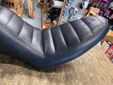 Vtg King Queen Seat Harley Chopper Rigid Panhead Shovelhead Hardtail Custom Old