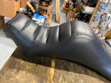 Vtg King Queen Seat Harley Chopper Rigid Panhead Shovelhead Hardtail Custom Old