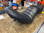 Vtg King Queen Seat Harley Chopper Rigid Panhead Shovelhead Hardtail Custom Old