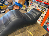 Vtg King Queen Seat Harley Chopper Rigid Panhead Shovelhead Hardtail Custom Old