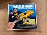 1969 Amaze-A-Matics Pre RC Toy Car Brain Punch Card Hasbro Chrysler Charger III