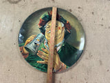 Vintage 1970s Made In USA Lot Of 2 Falstaff Reproduction 16" Beer Advert Trays