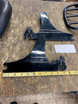 OEM Harley Black side Plates Backrest Sissybar Softail Slim Heritage Fatboy 00-1