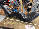 Vtg King Queen Seat Harley Chopper Rigid Panhead Shovelhead Hardtail Custom Drag