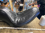 Vtg King Queen Seat Harley Chopper Rigid Panhead Shovelhead Hardtail Custom Drag