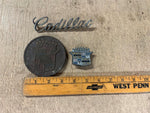 Vintage OEM Lot Of 3 Cadillac Car Logo Hubcap, Trunk, & Side Emblems