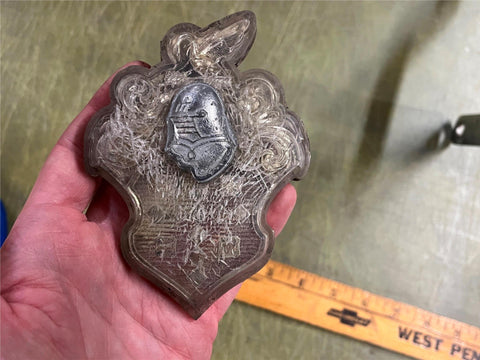 Vintage OEM 1940s-50s Packard Swan Hood Grill Ornament Emblem Badge