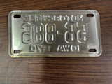 VTG Original 1970 Iowa Motorcycle License Plate 56-886 Harley Indian