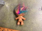 Vintage Russ Lucky Rainbow Lottery Troll Doll Figure Doll Toy 3"