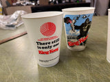 Vintage 1976 Lot of 3 King Kong Plastic Cup Movie Memorabilia