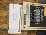 Chrome Tappet Lifter Block Hex Screw Kit Harley Panhead shovelhead FLH FX Glide