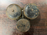 Vtg Antique Early 1900s Made In USA Heavy Duty Cast Iron Dual Fire Alarm Bells