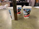 Vintage 1976 Lot of 3 King Kong Plastic Cup Movie Memorabilia