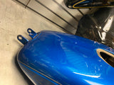 Harley Dyna Wide Glide  Gas Fuel Tank 2004^ Blue Flames FXDWG