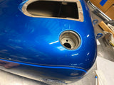 Harley Dyna Wide Glide  Gas Fuel Tank 2004^ Blue Flames FXDWG