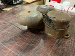 Vtg Antique Early 1900s Made In USA Heavy Duty Cast Iron Dual Fire Alarm Bells