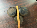 Vtg Antique Early 1900s Made In USA Heavy Duty Cast Iron Dual Fire Alarm Bells