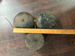 Vtg Antique Early 1900s Made In USA Heavy Duty Cast Iron Dual Fire Alarm Bells