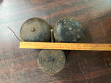 Vtg Antique Early 1900s Made In USA Heavy Duty Cast Iron Dual Fire Alarm Bells