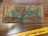 Vintage Original 1953 Ohio License Plate E-492-Z Man Cave