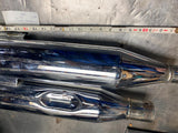 Vance Hines Slip on 4" Mufflers Harley Touring FLH Street Road Glide Ultra chrom