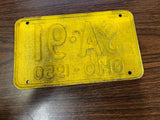 Vintage Original 1950 Ohio Waffle License Plate SA-91 Man Cave