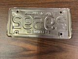 VTG Original 1968 Illinois Motorcycle License Plate 29592 Harley Indian