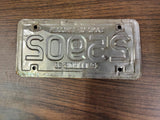 VTG Original 1968 Illinois Motorcycle License Plate 25902 Harley Indian