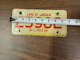 VTG Original 1968 Illinois Motorcycle License Plate 25902 Harley Indian