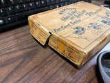 Vintage 1940s Made In USA Samson Glass Holder And Ashtray Set In Orig Box