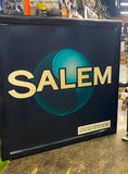 Light Up Salem cigarette Sign Advertising Tobacco 20x22 Vtg MAN Cave Garage!