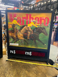 Light Up Marlboro Sign Advertising Tobacco 20x22 Cowboys Horses 1987 Vtg MAN Cav