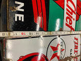 1940 Texaco Sky Chief Gas Oil Petroliana sign Advertising Porcelain Service Stat