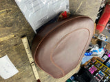 Mustang Wide Tripper Passenger Seat Brown Harley Touring FLH Glide Road King
