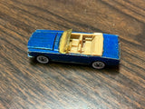 Vintage 1983 Mattel Hong Kong Hot Wheels 65' Mustang Convertible Blue
