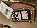 Mustang Wide Tripper Passenger Seat Brown Harley Touring FLH Glide Road King