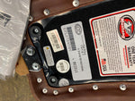 Mustang Wide Tripper Passenger Seat Brown Harley Touring FLH Glide Road King