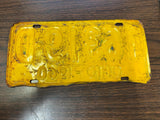 Vintage Original 1960 Ohio License Plate 16319-D Man Cave
