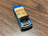 Vintage 1983 Mattel Hong Kong Hot Wheels 65' Mustang Convertible Blue
