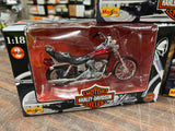 VTG 1990s Lot of 5 Maisto Harley Davidson 1/18 Scale Diecast Motorcycles NIB.