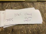 Vtg 1965 Chevy Chevrolet Am Radio OEM Factory Head unit Impala Caprice Delco Ori