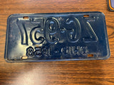 Vintage Original 1958 Ohio License Plate ZG-957 Man Cave