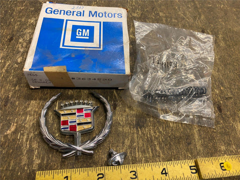 Vtg Cadillac Seville Hood Ornament NOS GM General Motors 1982-1985 3634590